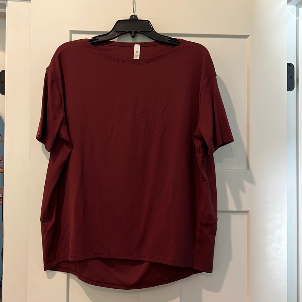 Lululemon Back in Action short sleeve shirt *Nulu